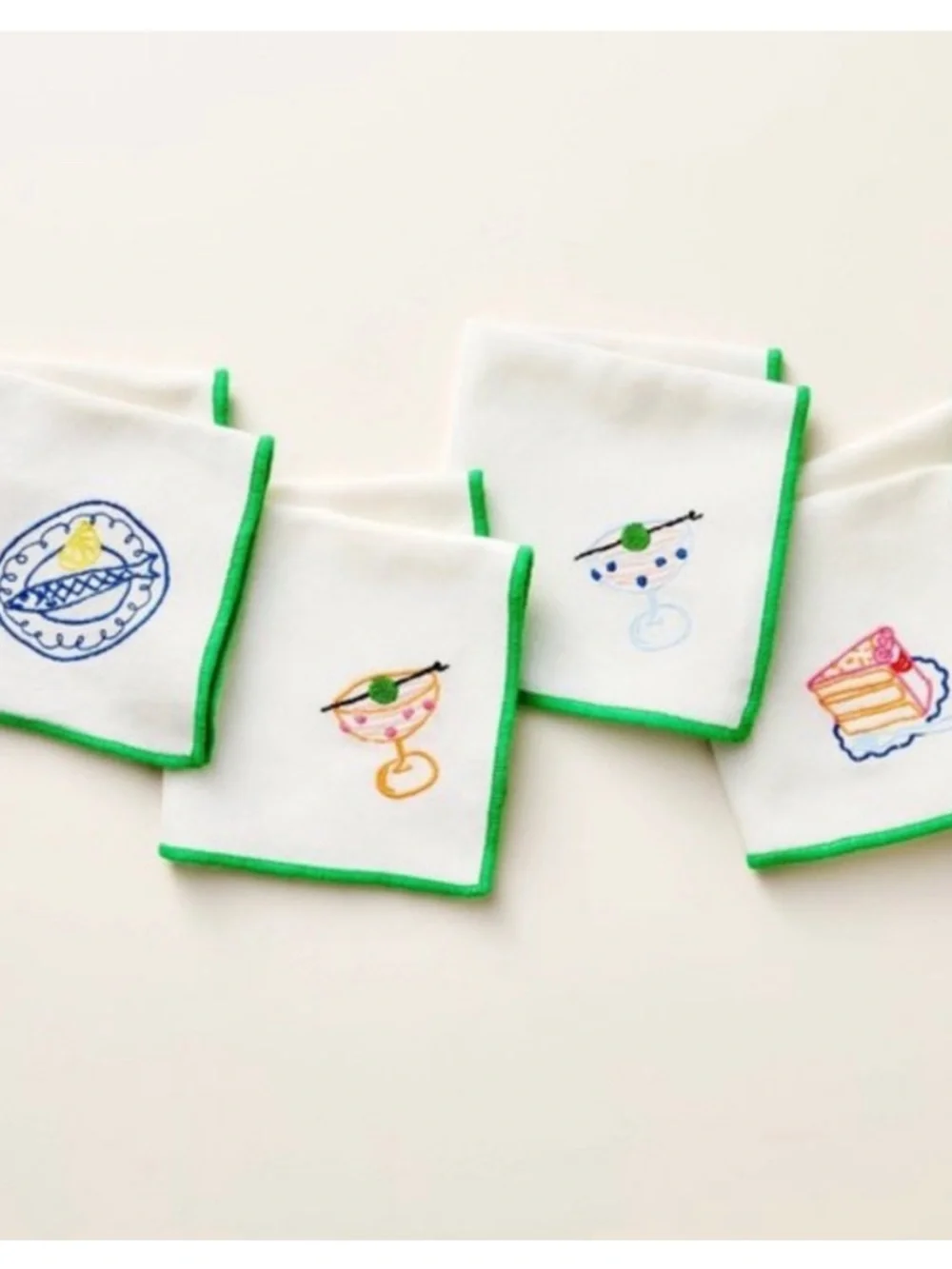 Kate Spade x Target Embroidered Cocktail Napkins